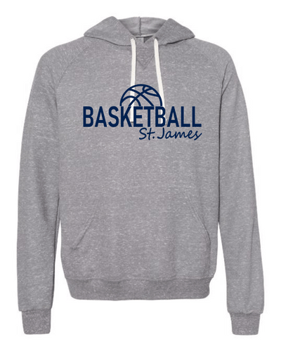 SJA Thunder Basketball Hooded Gray/Navy