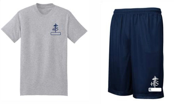 7th and 8th Grade PE Shorts