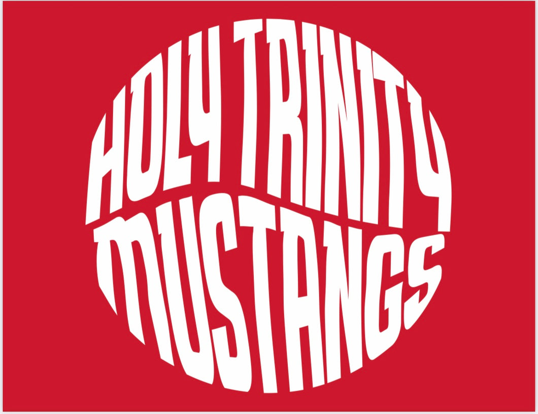 Holy Trinity Mustangs Circle Graphic